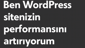site hız optimizasyonu yaparım