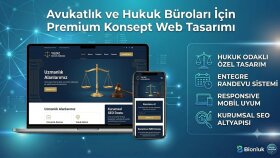 Avukatlık ve Hukuk Büroları İçin Premium Konsept Web Tasarım
