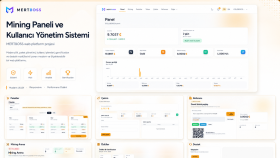 Mining Paneli ve Kullanıcı Yönetim Sistemi