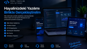 sizin için özel yazılımlar geliştiririm