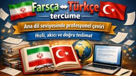 Farsça ve Türkçe tercümanlığı yapıyorum