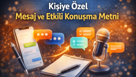 Kişiye özel mesaj ve etkili konuşma metinleri