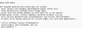 senaryoları özgün şekilde kurgularım