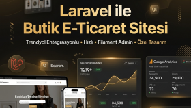 laravel ile butik e-ticaret sitesi kurarım