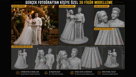 Fotoğraftan Kişiye Özel 3D Figür Modelleme