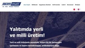 Bormaks firması için web sitesi tasarımı