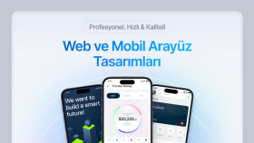 hızlı ve profesyonel kalitede web & mobil arayüzü tasarlarım