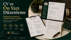 CV ve ön yazınızı profesyonel biçimde düzenlerim