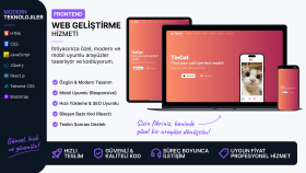 modern ve mobil uyumlu web sitesi geliştirebilirim
