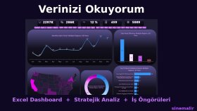 verinizi okuyorum,excel dashboard stratejik analiz yapıyorum