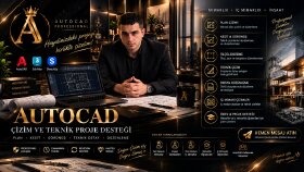 AutoCAD teknik çizimlerinizde yardımlar sağlarım