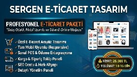 Web Tasarım E Ticaret site tasarımı 