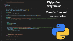 python ile isteğe özel program geliştirebilirim