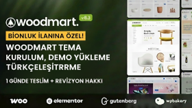 lisanslı WoodMart tema kurulumu ve demo aktarımı yaparım