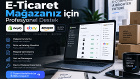 e-ticaret mağazanızı baştan sona yönetebilirim