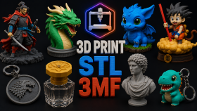 3d print stl 3mf üç boyutlu baskı modellemesi yaparım