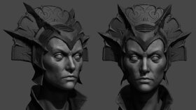 Kraliçe - 3D Sculpt 