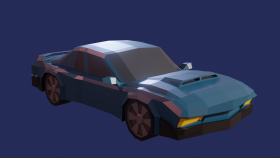 Low Poly Car Design