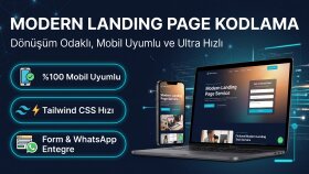 mobil uyumlu, modern ve hızlı websitesi kodlarım