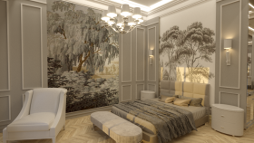 3Ds Max yatak odası