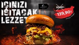 İÇİNİZİ ISITACAK LEZZET “CRISPY BURGER”