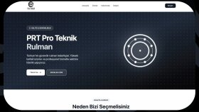 PRT Pro Teknik Rulman – Kurumsal Web Sitesi Tasarımı