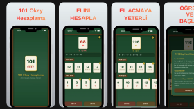 101 Okey Oyun Takip ve Skor Hesaplama Uygulaması