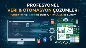Excel çözümleri ve HTML arayüz tasarımları hazırlarım