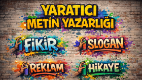 yaratıcı reklam ve kampanya metinleri yazarım