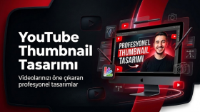 youtube videosu için kapak görseli ve küçük resim yaparım