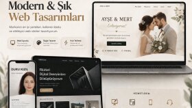 modern ve şık web sitesi tasarımları yaparım