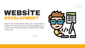 markana özel, sıfırdan web sitesi geliştiririm