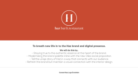 Haz Restaurant - Corporate Identity