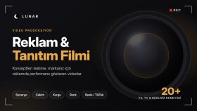markanız için profesyonel reklam ve tanıtım filmi çekerim