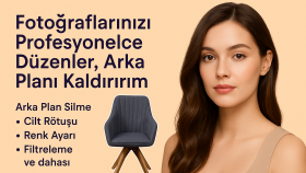 görsellerinizi profesyonelce düzenler, arka planı kaldırırım