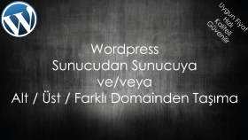 Wordpress Domain Taşıma