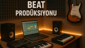 gerçek enstrümanlarla ve FL Studio ile özel beat yaparım