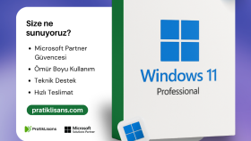 Microsoft Windows etkinleştirmesini lisanslı şekilde yaparım