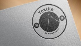Tekstil için logo şablonlarım