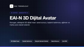 EAI-N - 3D Dijital Avatar (Sanal Katılımcı)