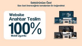 anahtar teslim mobil uyumlu web projeleri geliştiririm