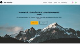Mobil Uyumlu Modern Psikolog Web Sitesi