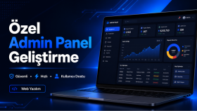 işletmenize özel yönetici panel yazılımı geliştiririm