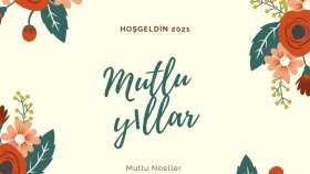 Mutlu Yıllar - Banner Tasarımı
