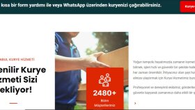 kurye web site görüntüleri