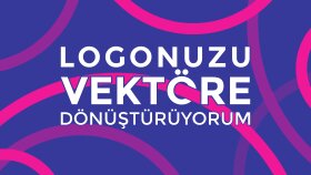 logonuzu yeniden çizip vektöre çevirebilirim