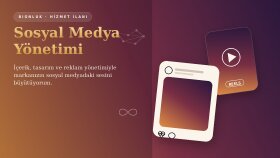 markanız için sosyal medya yönetimi yapabilirim