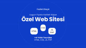 web sitenizi en hızlı şekilde yaparım