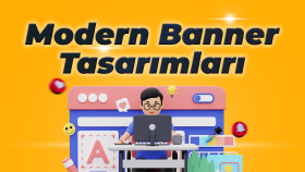 modern tatlı arayüzlere sahip banner tasarımları yapabilirim