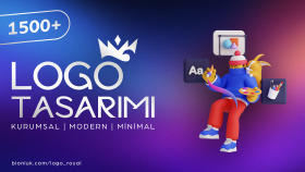vektörel çizim yaparak logo tasarlıyorum